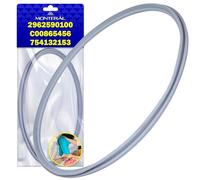 Guarnizione porta asciugatrice con codice originale 2962590100 per Beko C00865456 per Indesit 754132153 per Smeg - Garanzia 10 anni - MONTERAL