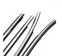 Guarnizione Porta Auto 4 Pezzi Guarnizione In Gomma Finestrini Esterni Portiere Per Hyundai Per Tucson IX35 2010-2015 Accessori Strisce Tenuta A Pressione Berlina Protezione porta Auto(Chrome)