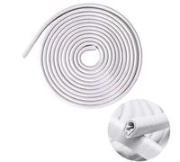 Guarnizione Porta Auto, CTRICALVER 3M Guarnizione Auto Proteggi Sportello Auto Striscia Paracolpi Portiere Auto Protettore Striscia Bordo della Porta Strisce Adesive (bianca)