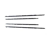 Guarnizione Porta Auto Guarnizione Cromata Finestrino Auto 4 Pezzi/set Per Toyota Per Land Per Cruiser LC80 FZJ80 LX450 75710-60021 1990-1998 Protezione porta Auto(Nero)
