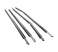 Guarnizione Porta Auto Striscia Sigillata Finestrini Laterali In Vetro Auto 4 Pezzi/set Per Toyota Per Corolla 2009-2012 Guarnizioni(Chrome 2014-2019)