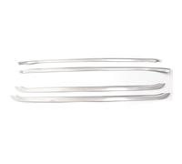 Guarnizione porta auto Un set modanature finestrini vetro portiera auto acciaio inossidabile per Jeep per Wrangler JL 2018-2022 JL00139 JL00140(4 Door)