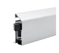 Guarnizione Porta Automatica Abbassabile Sinistra/ Destra Apertura | Burlets Para Puerta Con Supporto Adesivo, Sale Conferenze, Negozi E Ingressi Di Uffici(Silver LH,122cm/48in)