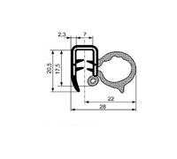 Guarnizione porta Fiat Ritmo Regata (vendita al metro) RT 865