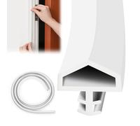 Guarnizione Porta, Guarnizione Adesiva Bianca 12mm, Per Spazi Tra I Telai Delle Porte E Antivento Mpermeabile Insonorizzazione, 5m/10m/15m/20m/30m Disponibili (20m)