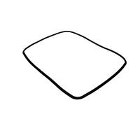 Guarnizione Porta Gummi 6 Ganci Compatibile Con Forno Siemens 00095253