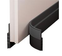 guarnizione porta Under Door Draft Stopper Sweep For Exterior Interior Bottom Doors, Weather Stripping Seal Blocker Noise Cold Air Insulation(Black)