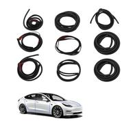 Guarnizione Portiera Autoadesiva, Set Guarnizioni Portiera Per Tesla Model Y Guarnizione In Gomma Protezione Bordi Auto Isolamento Acustico Per Finestrini Portiera Auto Set Riduzione Rumore Vento
