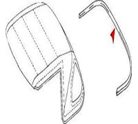 Guarnizione Posteriore Tettuccio Guarnizione In Gomma Per Mercedes SL R107/W107