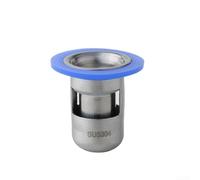 Guarnizione profonda per scarico a pavimento, 50 mm, anti-odore (piccolo) | Altezza trappola d'acqua da 50 mm, blocca gas fognari, tecnologia anti-profumo, bagno igienico, facile da installare