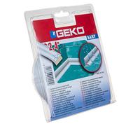 Geko - 450-40 - Sigillante adesivo SANY - per doccia e lavabi - 4 cm x 2,4 m - bianco - Geko - 101952 - Conf. da 1 Pz. - 450-40