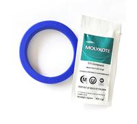 Guarnizione realizzata per macchina da caffè Gaggia Classic. Guarnizione Cafelat da 8,5 mm e grasso 111.