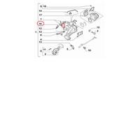 GUARNIZIONE SCAMBIATORE DI CALORE VALVOLA EGR FIAT IDEA ORIGINALE 71754091