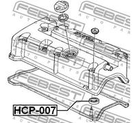 Guarnizione sede candela HCP-007 FEBEST per HONDA S2000 CR-V II CR-V III STREAM