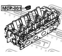 Guarnizione sede candela MCP-001 FEBEST per MITSUBISHI SUBARU DODGE CHRYSLER