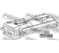 FEBEST TCP-004 Anello tenuta, Cavità candela per LEXUS,TOYOTA,TOYOTA (FAW)