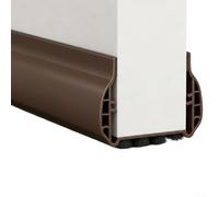 Guarnizione Soglia TPE 93cm Anti-Vento e Rumore(Brown) | Riduzione rumore per efficace, blocca spifferi, adatto camere da , uffici, stanze silenziose