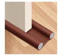 Guarnizione sotto la porta in pelle di schiuma EPE | Sottoporta multicolore da 93 centimetri: blocca il rumore dell'aria fredda(Brown)