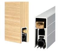 Guarnizione Sottoporta A Discesa Automatica, A Scomparsa | Lega Di Alluminio, Riduce Il Rumore E Blocca Gli Spifferi, 60 80 90 100 120cm; Per Porte Di Camere Da Letto, Hotel E Uffici