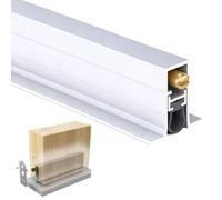 Guarnizione Sottoporta A Scomparsa, Blocco Automatico Degli Spifferi | Guarnizione A Incasso Per La Parte Inferiore Di Porte In Alluminio O Legno, Guarnizione A Ghigliottina Universale Antipolvere