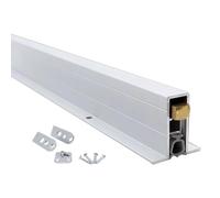 Guarnizione Sottoporta Automatica Incassata Alluminio + Silicone