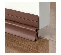 Guarnizione sottoporta in PVC | Multicolor 93 cm: riduzione dello spazio tra le porte, del rumore e delle correnti d'aria(Brown)