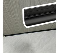 Guarnizione Sottoporta Nera, Blocca Spifferi E Luce | Adesivo (facile Da Applicare), Ideale Per Camere Da Letto, Uffici Domestici, Case In Affitto E Camerette
