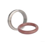 Guarnizione sottovuoto in caucciù fluoro, spessore 8 mm, resistente alle | Ideale per laboratorio, industria, pompe a vuoto, sistemi a camera, dispositivi scientifici, produzione