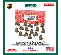 Guarnizione Stelo Valvola Set X16 Elring 453.750 Per CitroËn Ford C-MAX