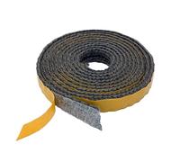 Guarnizione Stufa A Pellet 18/20/25mmx2m Nero Piatto Stufa Corda Guarnizione Autoadesiva Fuoco Camino Porta di Tenuta cavo Ricambio Guarnizione Stufa A Legna(25mmx2m)