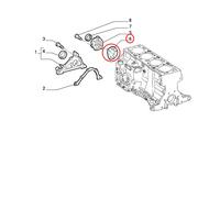 GUARNIZIONE TENUTA COPERCHIO BASAMENTO FIAT PUNTO - STILO ORIGINALE 7737204