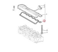GUARNIZIONE TENUTA COPERCHIO TESTATA FIAT MAREA - LANCIA KAPPA ORIGINALE 7708317
