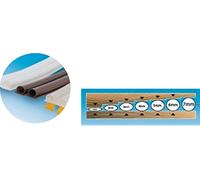GUARNIZIONE TRASPARENTE ADESIVA IN SILICONE- ROTOLO DA 6 MT.