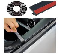 Guarnizione universale per finestrino auto, con retro adesivo, a forma di V, a prova di sud, previene la rimozione delle intemperie, con strumento di rimozione delle finiture, in gomma essenziale per