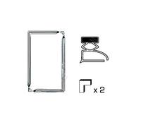 Guarnizione Universale Per Porta Di Frigorifero 1300x700mm, Montaggio Con Viti