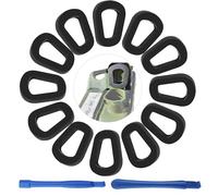 Guarnizione universale per tanica - 12 guarnizioni in gomma per taniche di carburante da 5 l, 10 l, 20 l, con manici a croce e rotondi