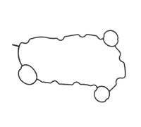 Guarnizione, ventilazione, carter ELRING 964.170