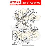 GUARNIZIONE YAMAHA, COPERCHIO LATO DESTRO 2J5-21732-00-00