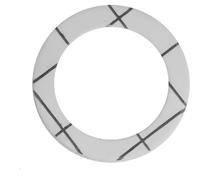 Guarnizioni alta resistenza bi tranciate 1/2" 10 pz Bianco