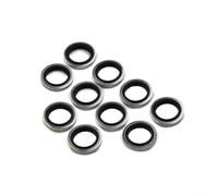 Guarnizioni Bulloni per banjo 10mm per moto per quad per atv | per acciaio per robusto e gomma, diametro interno 10mm, previene perdite liquido freni, per sistemi Nissin
