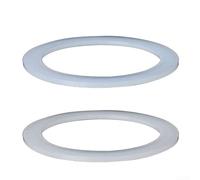Guarnizioni di ricambio in silicone per caffettiere da espresso, 2 pezzi per un'esperienza di preparazione ottimale (4 tazze diametro interno 4,9 cm, diametro esterno 6,2 cm)