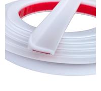 Guarnizioni Doccia 260cm Guarnizioni Vasca da Bagno Barriera Acqua Doccia Pieghevole Barriera Doccia Ferma Acqua per Box Doccia o Bordo Vasca lavello (Bianco, 2.6M)