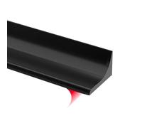 Guarnizioni Doccia 260cm Guarnizioni Vasca da Bagno Barriera Acqua Doccia Pieghevole Barriera Doccia Ferma Acqua per Box Doccia o Bordo Vasca lavello (Noir, 2.6M)