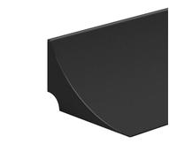 Guarnizioni Doccia Striscia Waterstop pieghevole for controsoffitto con barriera impermeabile for il pavimento della cucina del bagno d'acqua in silicone(Black 50cm)