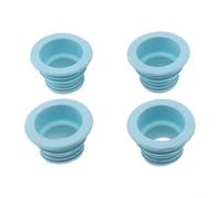 Guarnizioni efficienti per tubi di scarico in silicone, 4 pezzi, per lavatrici e tubi fognari, anti invecchiamento e facili da pulire, verde