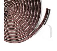 Guarnizioni Finestre, Guarnizione del Telaio Antivento Antipolvere per Porte e Finestre, Guarnizioni di Battuta Porta Striscia Della Guarnizione (9mmx5mm, Marrone)