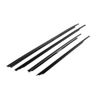 Guarnizioni Finestrini 4 pezzi di guarnizione in gomma per finestrini anteriori e posteriori per auto Per Toyota Per Yaris Per Sedan 2007-2016