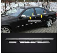 Guarnizioni Finestrini Mercedes Classe E W211 2002-2008 Acciaio Inox 4 Pezzi ...