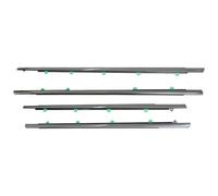 Guarnizioni Finestrini Portiere Auto Guarnizione Finestrino Auto Per CRV 2007-2022, Striscia Di Tenuta Per Laterale In Vetro Placcata In Argento, Modanatura Per(2012-2016)