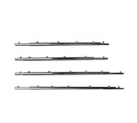 Guarnizioni Finestrini Portiere Auto Per CRV Per CR-V 2012-2016 Guarnizione Gomma Cromata Finestrini, 4 Pezzi, Modanatura Esterna Portiera, In Vetro, Cinture Tenuta Argento